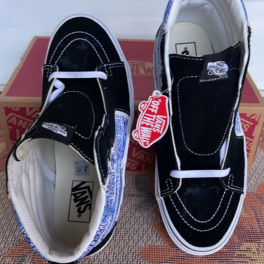 Vans Men’s Sk8-Hi Bolt Liquity Black VN0A5JIVBLK Sneakers